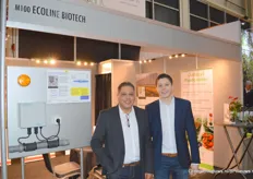 Vader en zoon Farid voor Ecoline Biotech: een echt familiebedrijf.